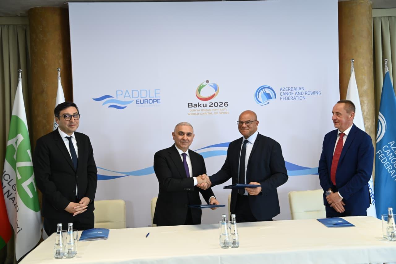 Azərbaycanda ilk dəfə Avropa Kanoe Assosiasiyasının ofisi açıldı (FOTO)